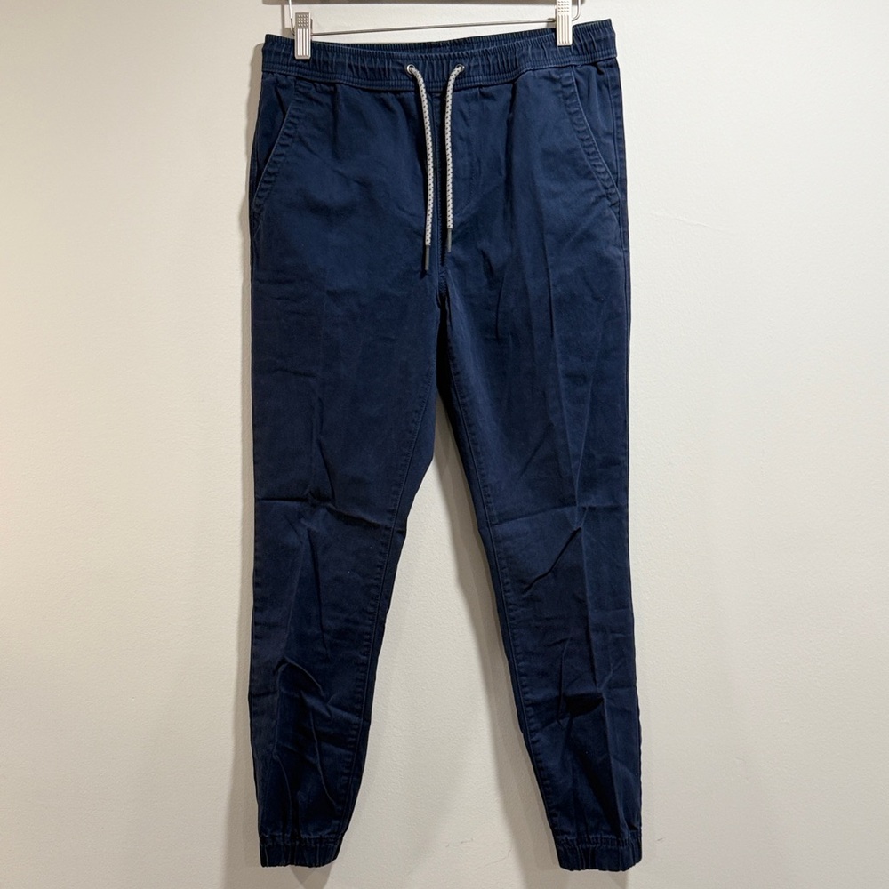 Aeropostale Men's Dark Blue Chino 100% Cotton Joggers Size XS‎